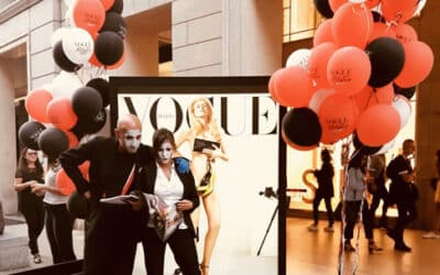 Palloncini e Street Marketing: Evento Vogue a Milano